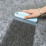 Cepillo eficaz para quitar el pelo de mascotas, tanto para gatos como para perros: afeita suavemente la lana y limpia el pelaje para un hogar limpio y ordenado.
