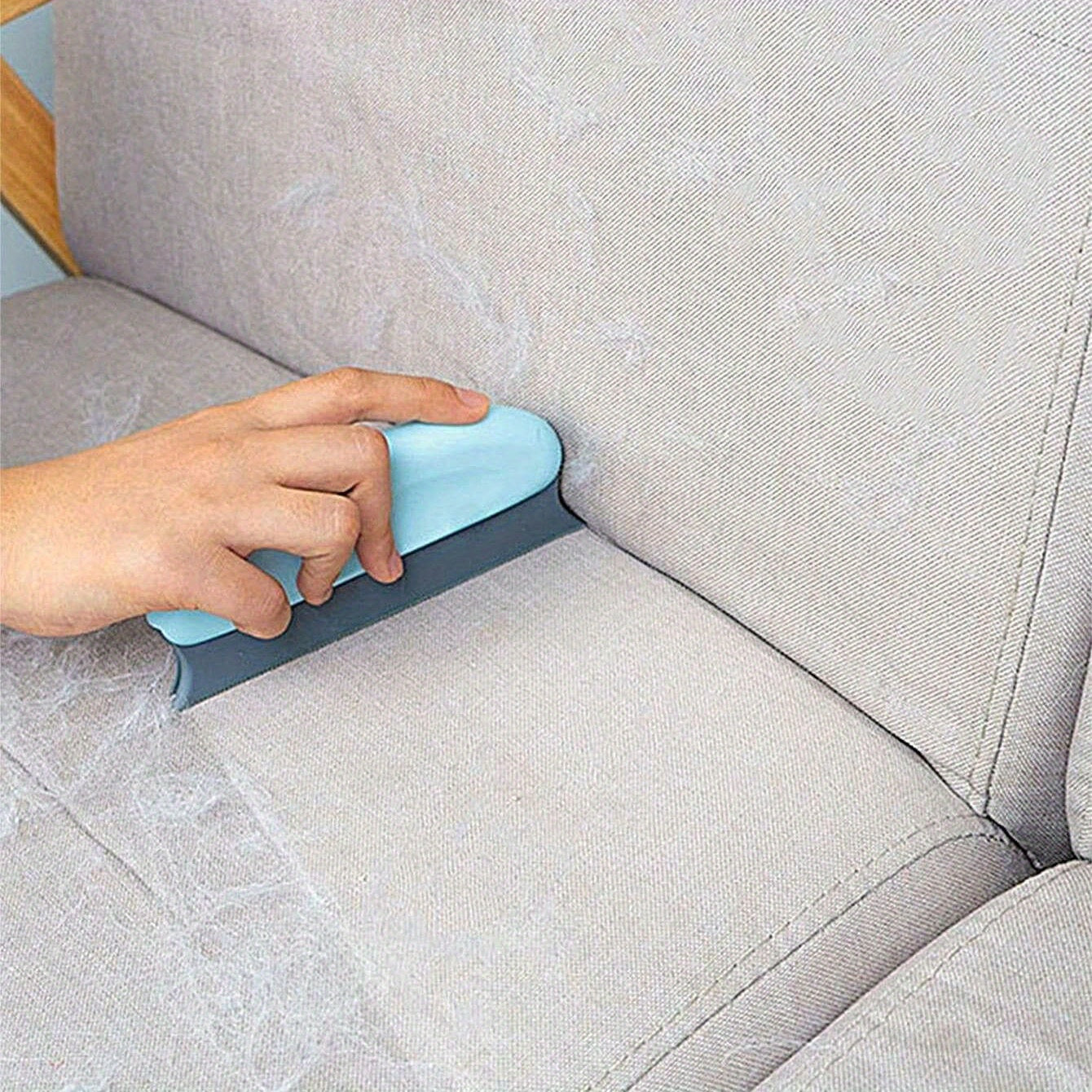 Cepillo eficaz para quitar el pelo de mascotas, tanto para gatos como para perros: afeita suavemente la lana y limpia el pelaje para un hogar limpio y ordenado.