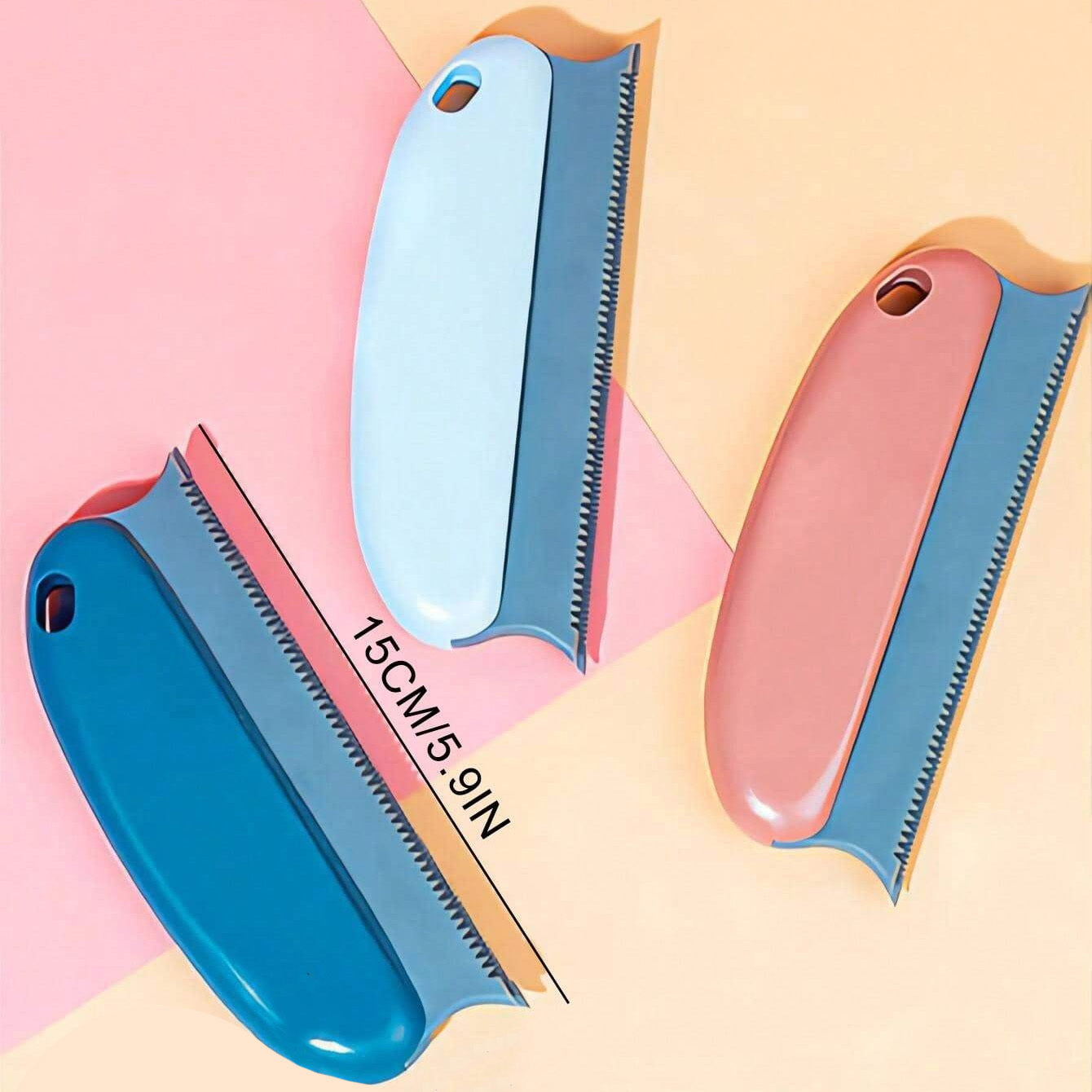Cepillo eficaz para quitar el pelo de mascotas, tanto para gatos como para perros: afeita suavemente la lana y limpia el pelaje para un hogar limpio y ordenado.