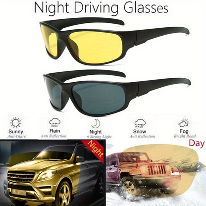 Night Driver Goggles: Anti-Glare Enhanced Light Glasses For Night Driving, Fashion Glasses For Car Accessories