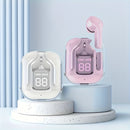 Auriculares deportivos estéreo inalámbricos auténticos, teléfono móvil de moda con música estéreo de alta fidelidad para mujeres y hombres.