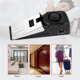 1pc Stainless Steel Door Stop Alarm, Metal Doorstop with 3-Level Sensitivity, 120dB Security Buzzer for Home, Travel, Hotel - Anti-Theft Magnetic Smart Home Alarm System, Durable Safety Tool