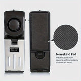 1pc Stainless Steel Door Stop Alarm, Metal Doorstop with 3-Level Sensitivity, 120dB Security Buzzer for Home, Travel, Hotel - Anti-Theft Magnetic Smart Home Alarm System, Durable Safety Tool
