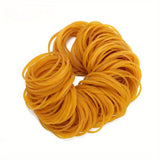 Durable Natural Rubber Bands - 100/300/666pcs | Strong Elasticity | Versatile 38mm Diameter Rings for Office, School & Home Organization