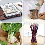 Durable Natural Rubber Bands - 100/300/666pcs | Strong Elasticity | Versatile 38mm Diameter Rings for Office, School & Home Organization