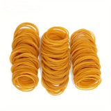 Durable Natural Rubber Bands - 100/300/666pcs | Strong Elasticity | Versatile 38mm Diameter Rings for Office, School & Home Organization