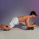 1pc Automatic Rebound Abdominal Roller, With Elbow Pads, For Fitness, Abdominal Muscle Exercise, Core Strength Training