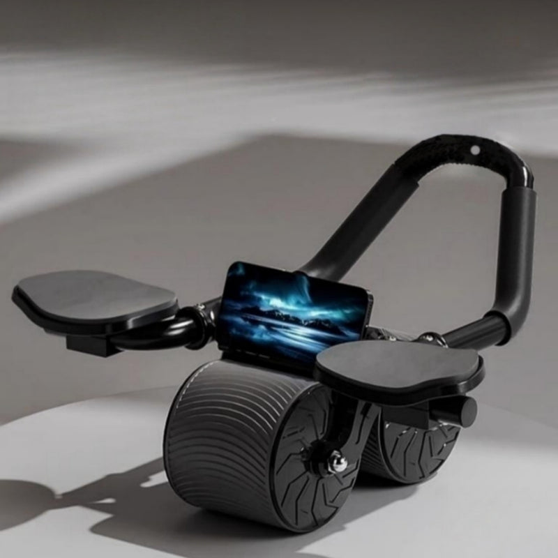 1pc Automatic Rebound Abdominal Roller, With Elbow Pads, For Fitness, Abdominal Muscle Exercise, Core Strength Training