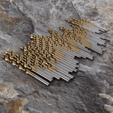 Juego de 50 brocas de acero de alta velocidad (HSS), con revestimiento de titanio, multitamaño de 1 a 3 mm, para metal, madera y plástico - Herramientas de perforación de precisión