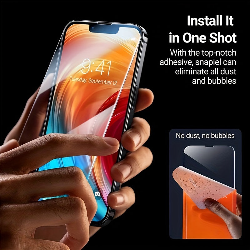 5pcs 3D Tempered Glass Screen Protectors For IPhone Models 6/7/8/SE/X/XS/XR/11/12/13/14 Pro/Max/Mini, HD Clear, Full Coverage, Shatterproof, Oil &amp; Sweat Resistant