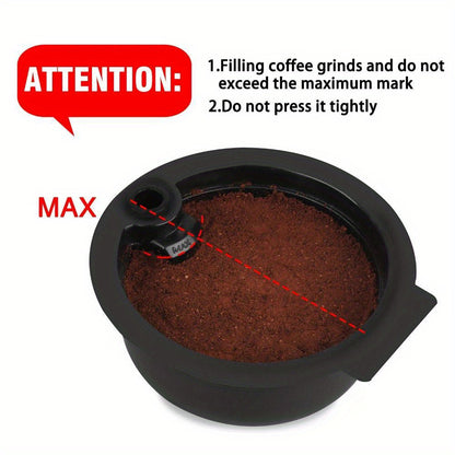 Reusable Coffee Capsule Pod with Silicone Lid, 200ml - 1pc, Compatible with Bosch Tassimo Machines, Permanent Filter Refillable Coffee Pod, BPA-Free Plastic