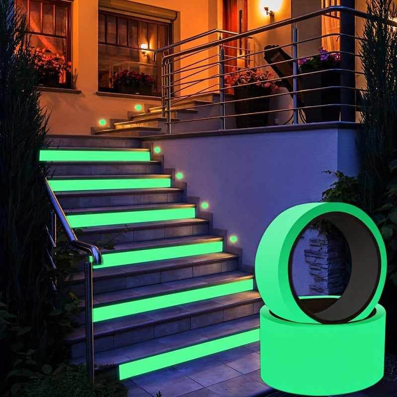 Luminous Self-Adhesive Safety Tape - Glow in the Dark for Home Decor & Security Alerts