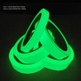 Luminous Self-Adhesive Safety Tape - Glow in the Dark for Home Decor & Security Alerts