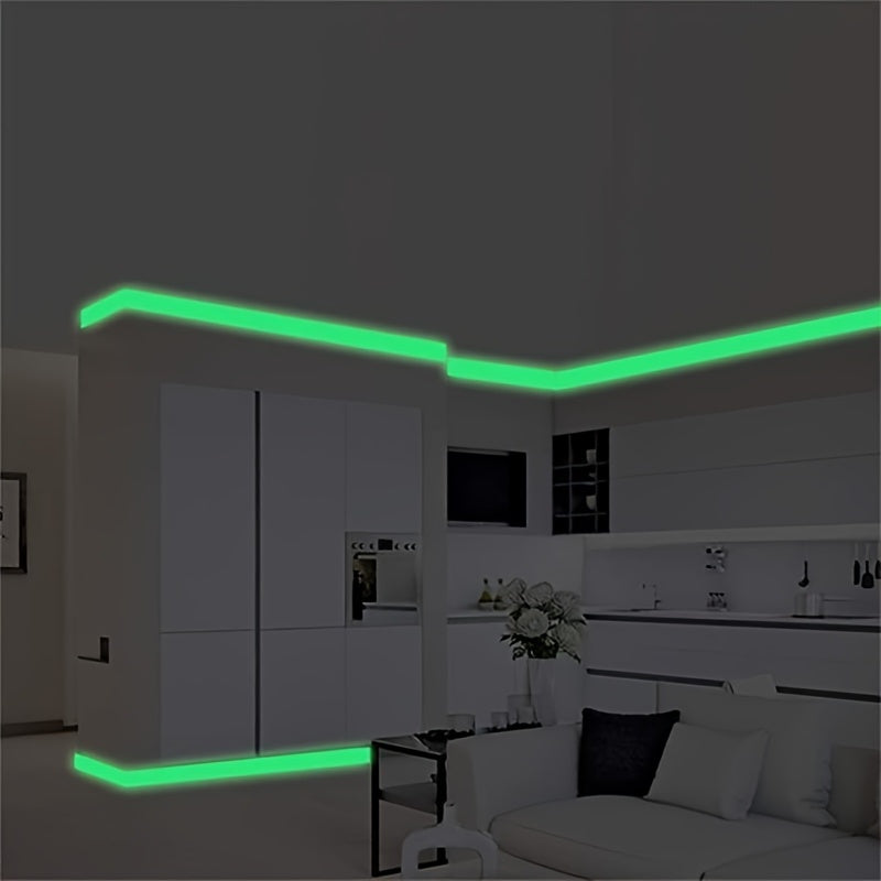 Luminous Self-Adhesive Safety Tape - Glow in the Dark for Home Decor & Security Alerts