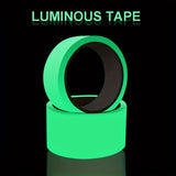 Luminous Self-Adhesive Safety Tape - Glow in the Dark for Home Decor & Security Alerts