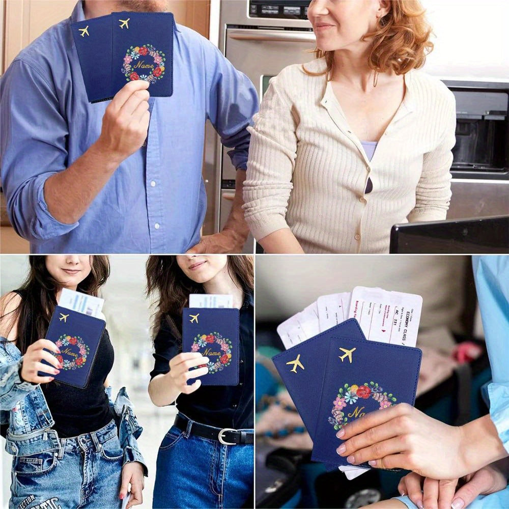 Funda para pasaporte personalizada de PU, diseñada para proteger tu pasaporte y tarjetas. Esta funda impermeable es perfecta para organizar tarjetas de visita, billetes de avión y más. Presenta un diseño ultrafino y protección RFID.