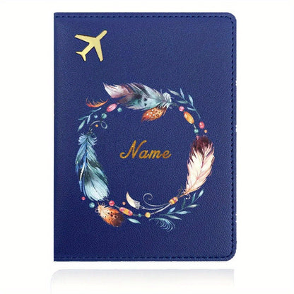 Funda para pasaporte personalizada de PU, diseñada para proteger tu pasaporte y tarjetas. Esta funda impermeable es perfecta para organizar tarjetas de visita, billetes de avión y más. Presenta un diseño ultrafino y protección RFID.