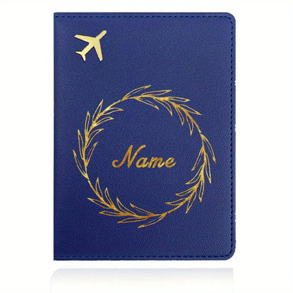 Funda para pasaporte personalizada de PU, diseñada para proteger tu pasaporte y tarjetas. Esta funda impermeable es perfecta para organizar tarjetas de visita, billetes de avión y más. Presenta un diseño ultrafino y protección RFID.