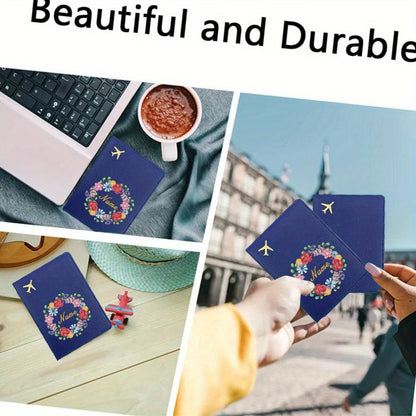 Funda para pasaporte personalizada de PU, diseñada para proteger tu pasaporte y tarjetas. Esta funda impermeable es perfecta para organizar tarjetas de visita, billetes de avión y más. Presenta un diseño ultrafino y protección RFID.
