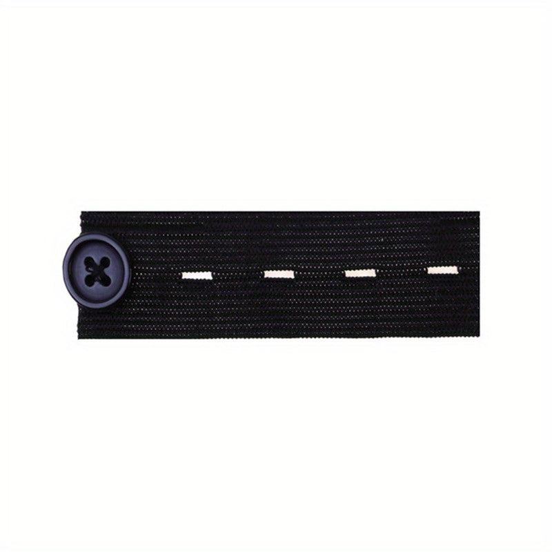 Adjustable Waistband Extender with Buttons for Jeans and Pants - No Sew Instant Adjustment for Men and Women