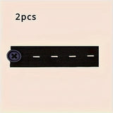 Adjustable Waistband Extender with Buttons for Jeans and Pants - No Sew Instant Adjustment for Men and Women