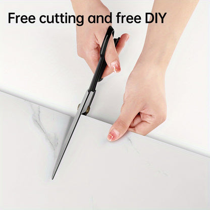 Thick Imitation Marble Tile Foam Wall Sticker, Self-Adhesive Waterproof Wallpaper, Peel and Stick, Easy to Clean and Cut, Suitable for Renovation and Decoration of Bathrooms, Living Rooms, Kitchens, Bedrooms and Offices