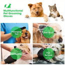 1 Pair Pet Grooming Gloves - Gentle De-shedding Brush, for Dogs and Cats - Massage Stimulating Brush - Easy to Use and Clean - Rubber Material