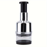 Stainless Steel Garlic Press, Manual Mincer, Durable Kitchen Tool for Crushing Garlic, Ginger, Scallions, and Peppers, No Electricity Needed, Plastic Material, Home Kitchen Essentials