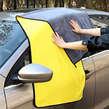 Toalla de microfibra ultraabsorbente para lavado de autos - Paño grueso y súper suave para el cuidado y la limpieza del vehículo - Mantenimiento externo del vehículo - Material de poliéster