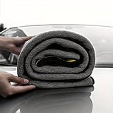 Toalla de microfibra ultraabsorbente para lavado de autos - Paño grueso y súper suave para el cuidado y la limpieza del vehículo - Mantenimiento externo del vehículo - Material de poliéster