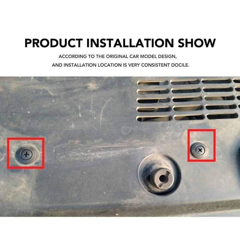 50 Pcs Universal Car Retainer Clips - Durable Plastic Car Interior and Trunk Fasteners, Easy Installation, Versatile Use