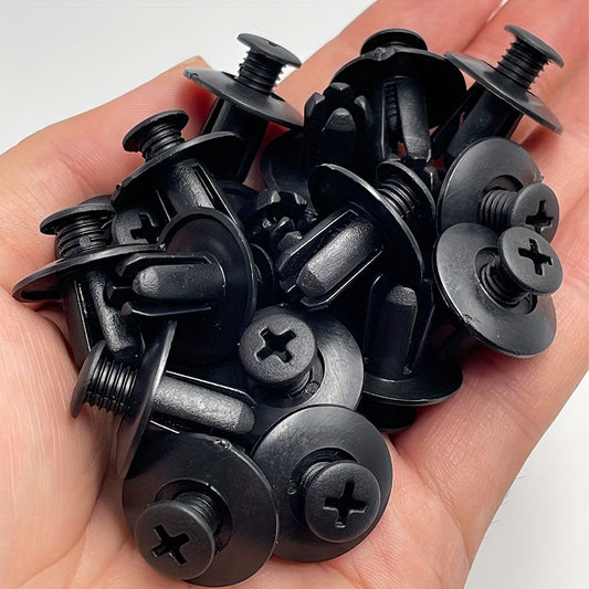 50 Pcs Universal Car Retainer Clips - Durable Plastic Car Interior and Trunk Fasteners, Easy Installation, Versatile Use