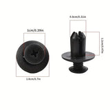 50 Pcs Universal Car Retainer Clips - Durable Plastic Car Interior and Trunk Fasteners, Easy Installation, Versatile Use