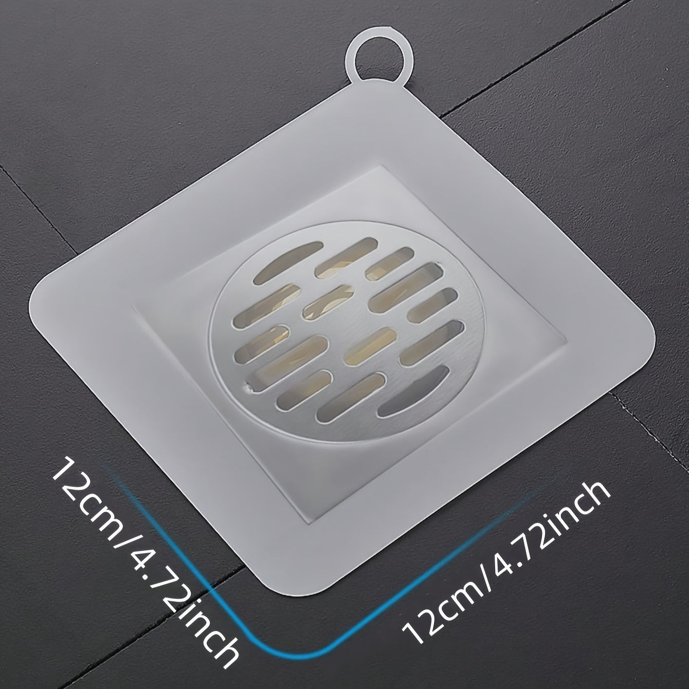 1pc Thick Silicone Floor Drain Cover, Bathroom Seal Mat, Household Sewer Pipe Sink Floor Cover, Bathroom Supplies, Bathroom Accessories