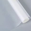 1 Roll - Premium PVC Kitchen Cabinet Liner - Moisture-Proof, Waterproof & Dust-Proof with Non-Slip Grip | Easy to Clean Drawer & Shelf Mat for Fridge, Table, and Cabinets | Ideal for Home & Office Use, Refrigerator Liner Mats