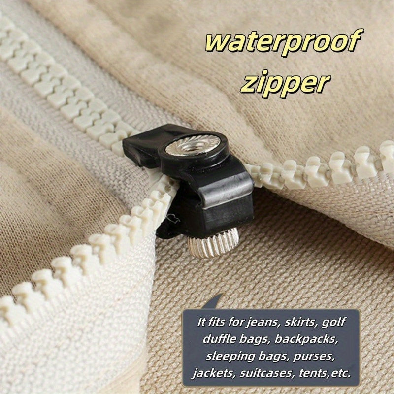 30pcs Universal Detachable Zipper Repair Kit, Black Instant Fix Slider, Secure Zipper Repair Set, with Detachable Rescuer Replacement for Sewing Clothing, Jackets, Backpacks