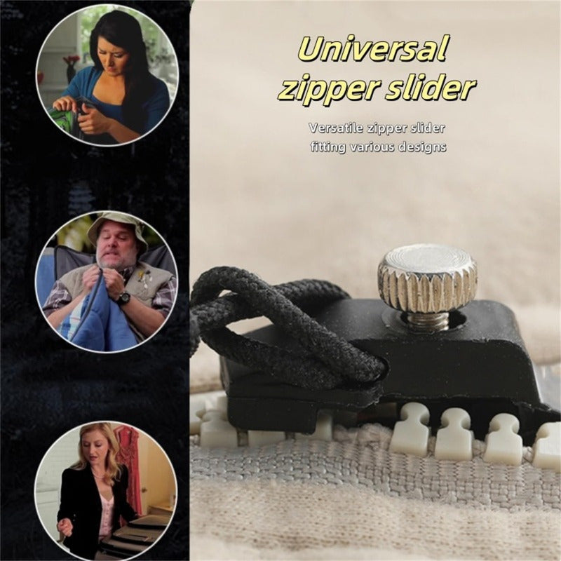 30pcs Universal Detachable Zipper Repair Kit, Black Instant Fix Slider, Secure Zipper Repair Set, with Detachable Rescuer Replacement for Sewing Clothing, Jackets, Backpacks