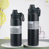 Stainless Steel Insulated Water Bottle - Large Capacity, Portable & Leakproof for Outdoor Activities, Camping, Hiking, Driving - Ideal Gift