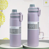 Stainless Steel Insulated Water Bottle - Large Capacity, Portable & Leakproof for Outdoor Activities, Camping, Hiking, Driving - Ideal Gift