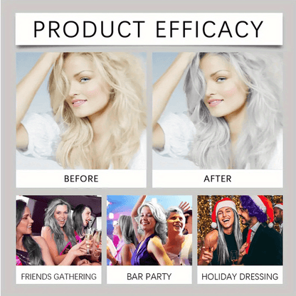 Gray Hair Dye, 100g, with Glycerin, Aloe Vera, Oatmeal, Natural Plant Extracts, Moisturizing, Soothing Scalp, Strengthening Hair, Reducing Irritation, for Normal Hair Type