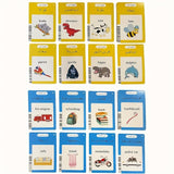 Bilingual Arabic-English Learning Toy for Kids, 510-Word Recognition Flash Cards, Auditory Sensory Educational Game, Early Childhood Development, Dual Language Pocket Vocabulary Builder, Suitable for Ages 3+, Ideal for Christmas
