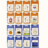 Bilingual Arabic-English Learning Toy for Kids, 510-Word Recognition Flash Cards, Auditory Sensory Educational Game, Early Childhood Development, Dual Language Pocket Vocabulary Builder, Suitable for Ages 3+, Ideal for Christmas