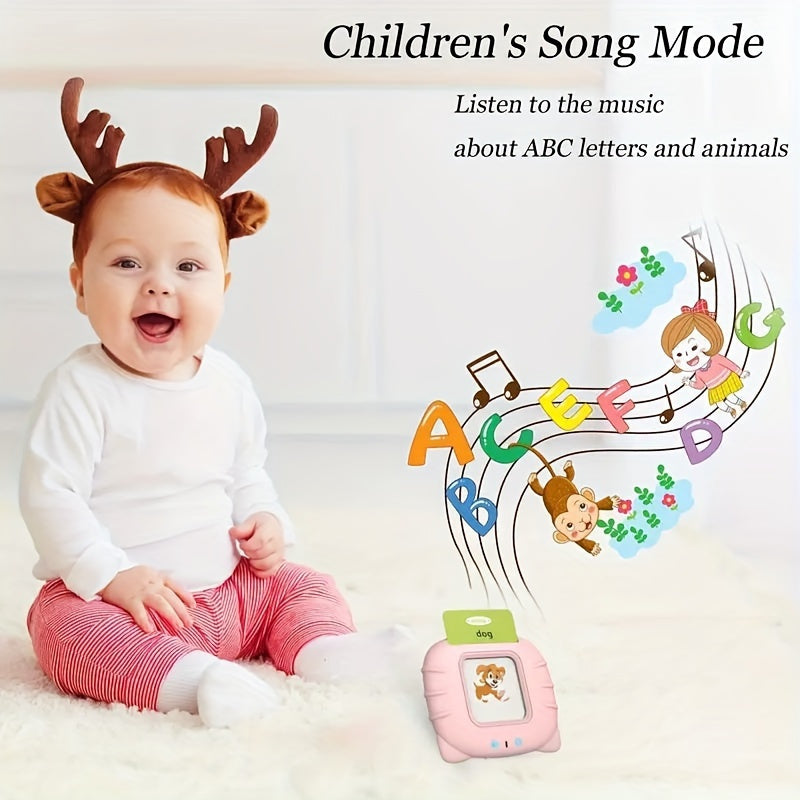 Bilingual Arabic-English Learning Toy for Kids, 510-Word Recognition Flash Cards, Auditory Sensory Educational Game, Early Childhood Development, Dual Language Pocket Vocabulary Builder, Suitable for Ages 3+, Ideal for Christmas