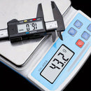High-Precision Digital Caliper with Large LCD Display - Durable Carbon Fiber, Adjustable Strap for Office & Industrial Use
