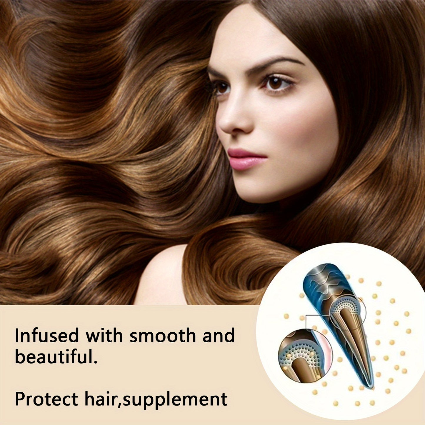 Ginger & Jojoba Oil Hair Thickening Cream - 30g | Enhances Fullness & Strength for All Hair Types, with Biotin & Ginseng Extracts,