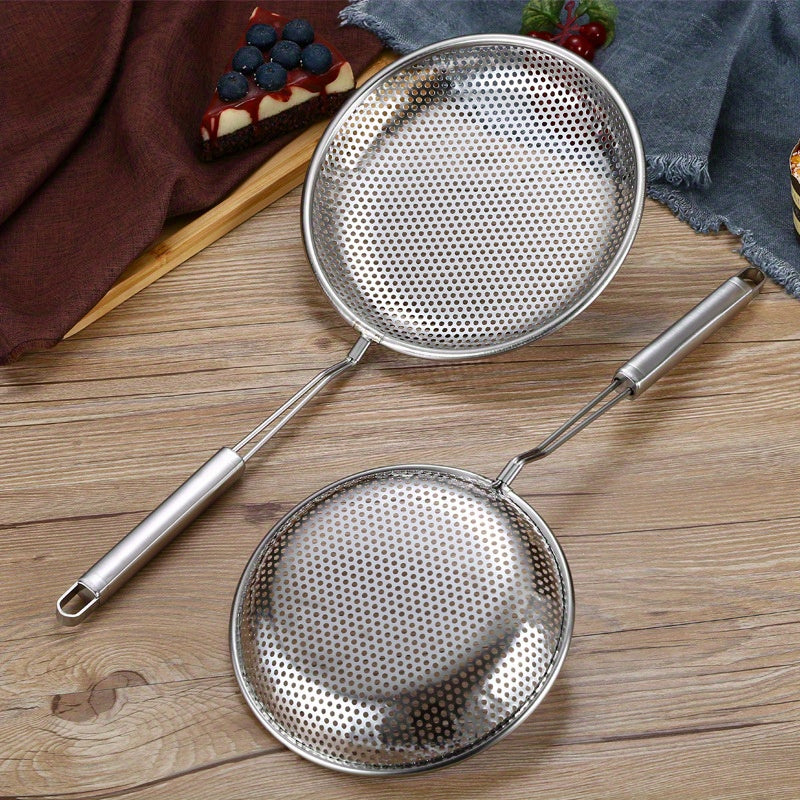 Stainless Steel Kitchen Utensil Set - Durable, Multi-Size Slotted Spoons for Draining & Cooking - Perfect for RVs