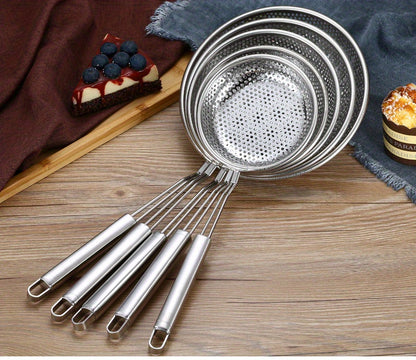 Stainless Steel Kitchen Utensil Set - Durable, Multi-Size Slotted Spoons for Draining & Cooking - Perfect for RVs