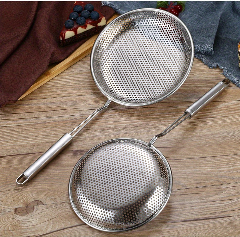 Stainless Steel Kitchen Utensil Set - Durable, Multi-Size Slotted Spoons for Draining & Cooking - Perfect for RVs