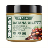 Batana Miracle Hair Oil - 100% Pure, Strengthens & Thickens Hair, Moisturizes Root to Tip, Repairs Damage, Leaves Smooth,, 2.11oz (60g)