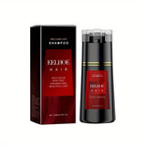 Instant Hair Color Shampoo for Gray Hair - 3-in-1 Natural Dye, Easy & Mess-Free, Long-Lasting, No Damage - Quick Results in Minutes,
